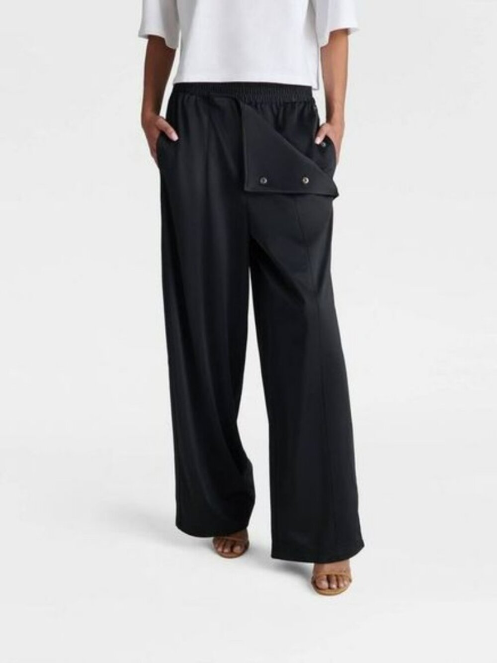 KBB by Kahlana -  Women's Mid-Rise Straight Leg 'The  Black